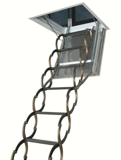 Купить Fakro Лестница ножничная металлическая LSF 70х120х300 см